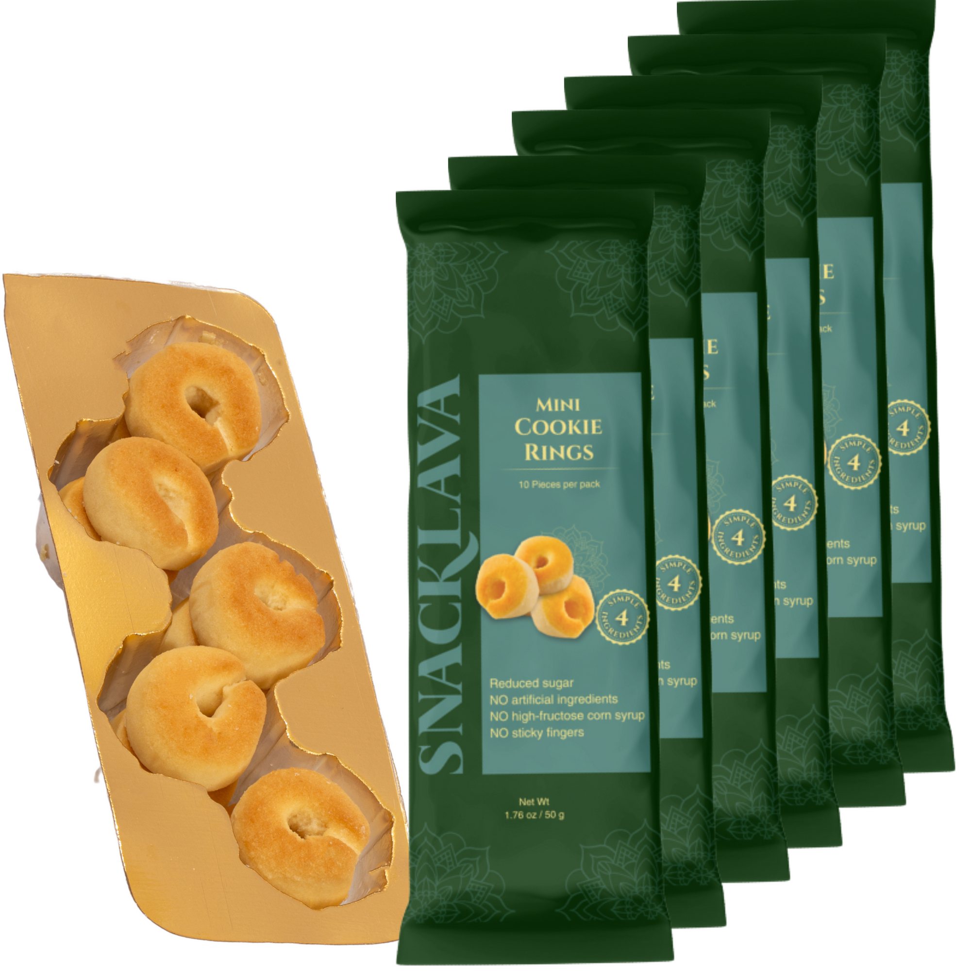 Mini Cookie Rings - Snacklava® | 6 Packs