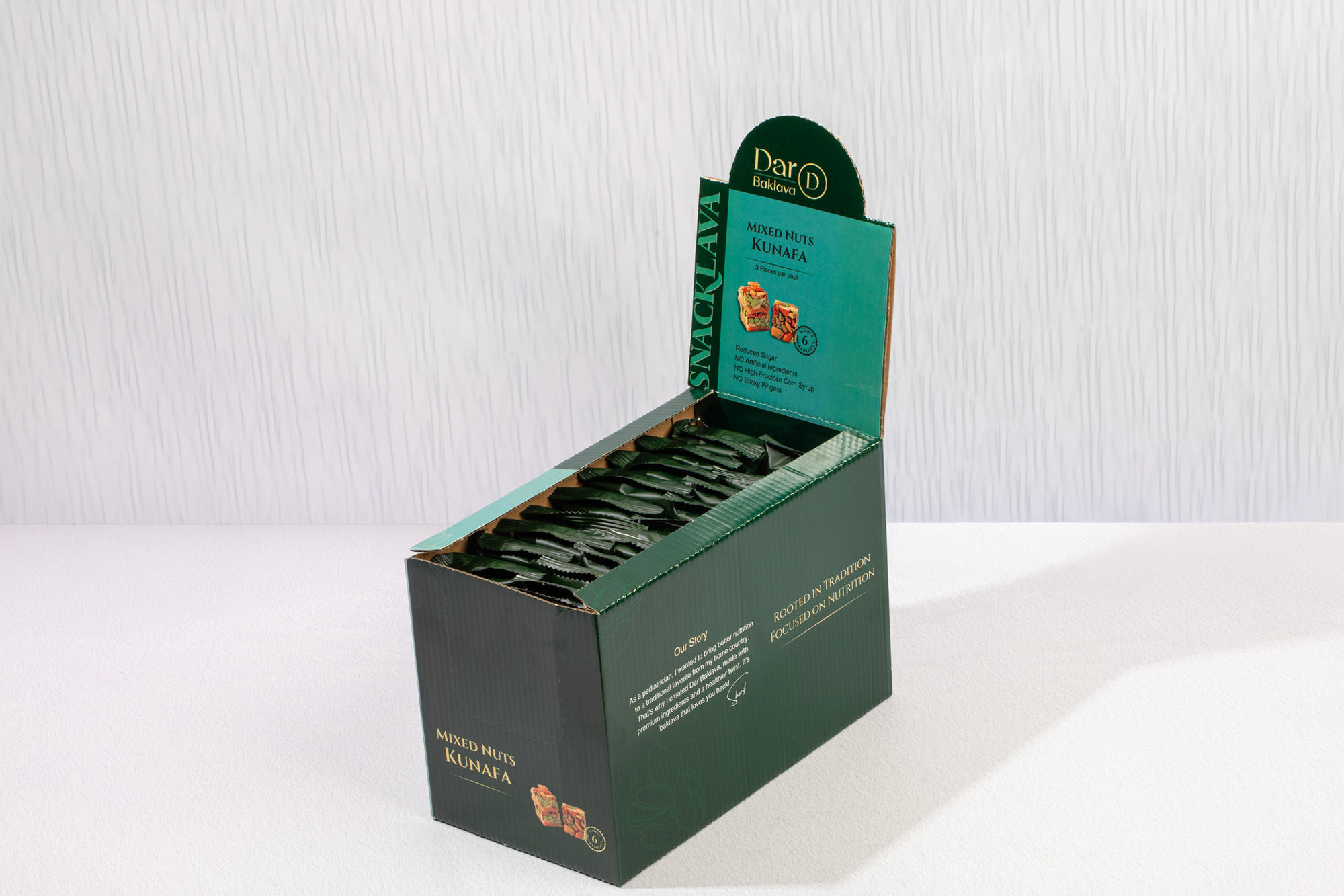 Kunafa Mixed Nuts - Snacklava® | 6 Packs