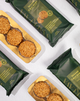 Sesame Crackers Pistachio - Snacklava® | 6 Pack, 54 pieces