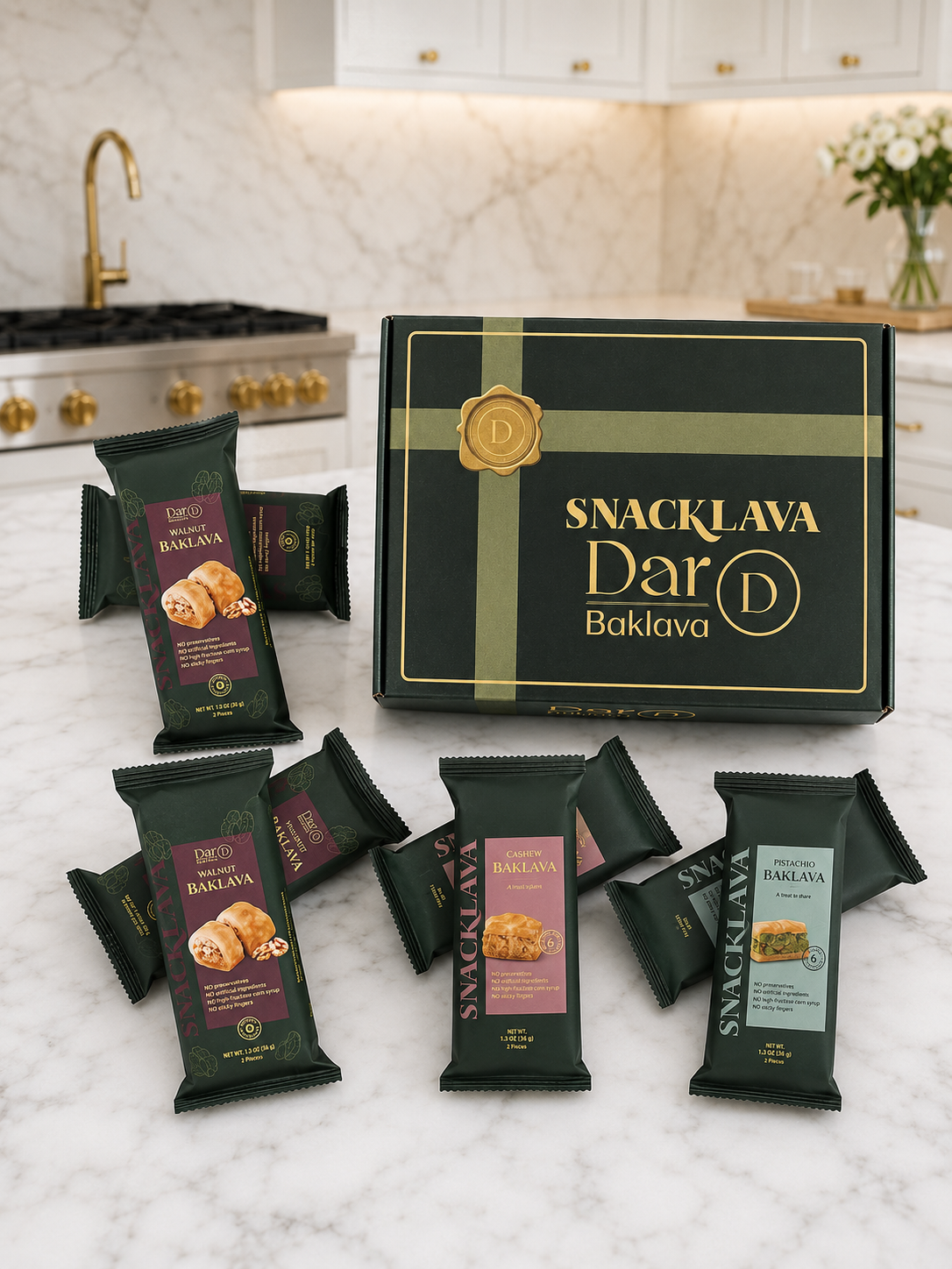 8-Pack Baklava Variety Gift Set Dar Baklava