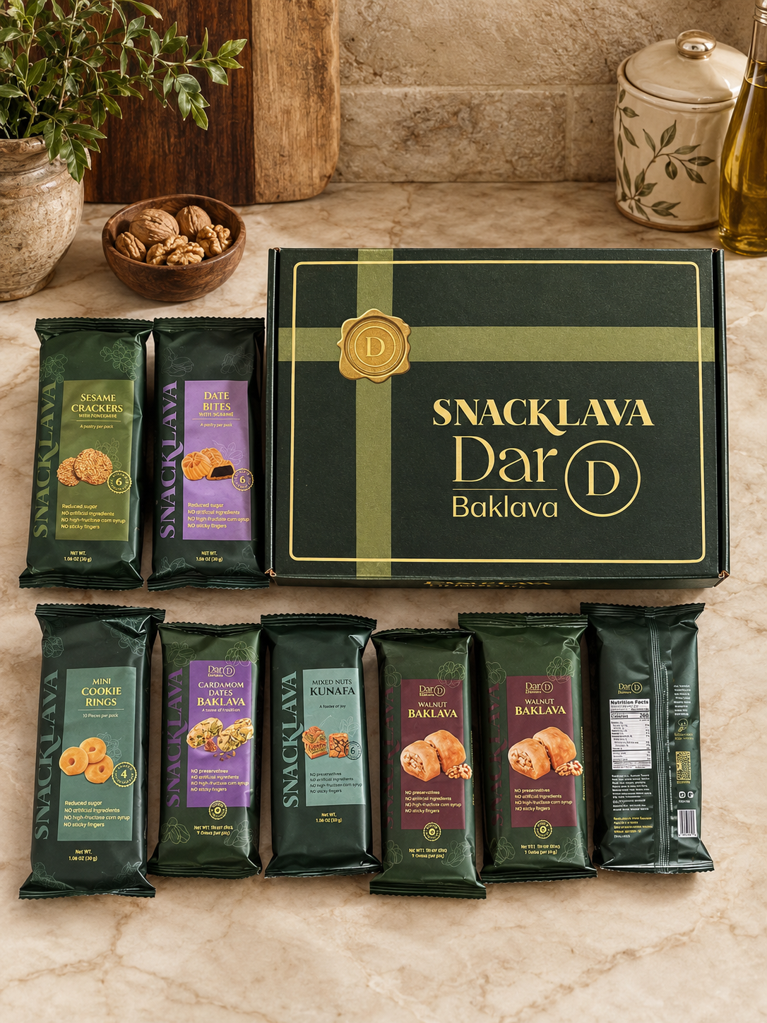 8-Pack Mix Snacklava® Gift Set Dar Baklava