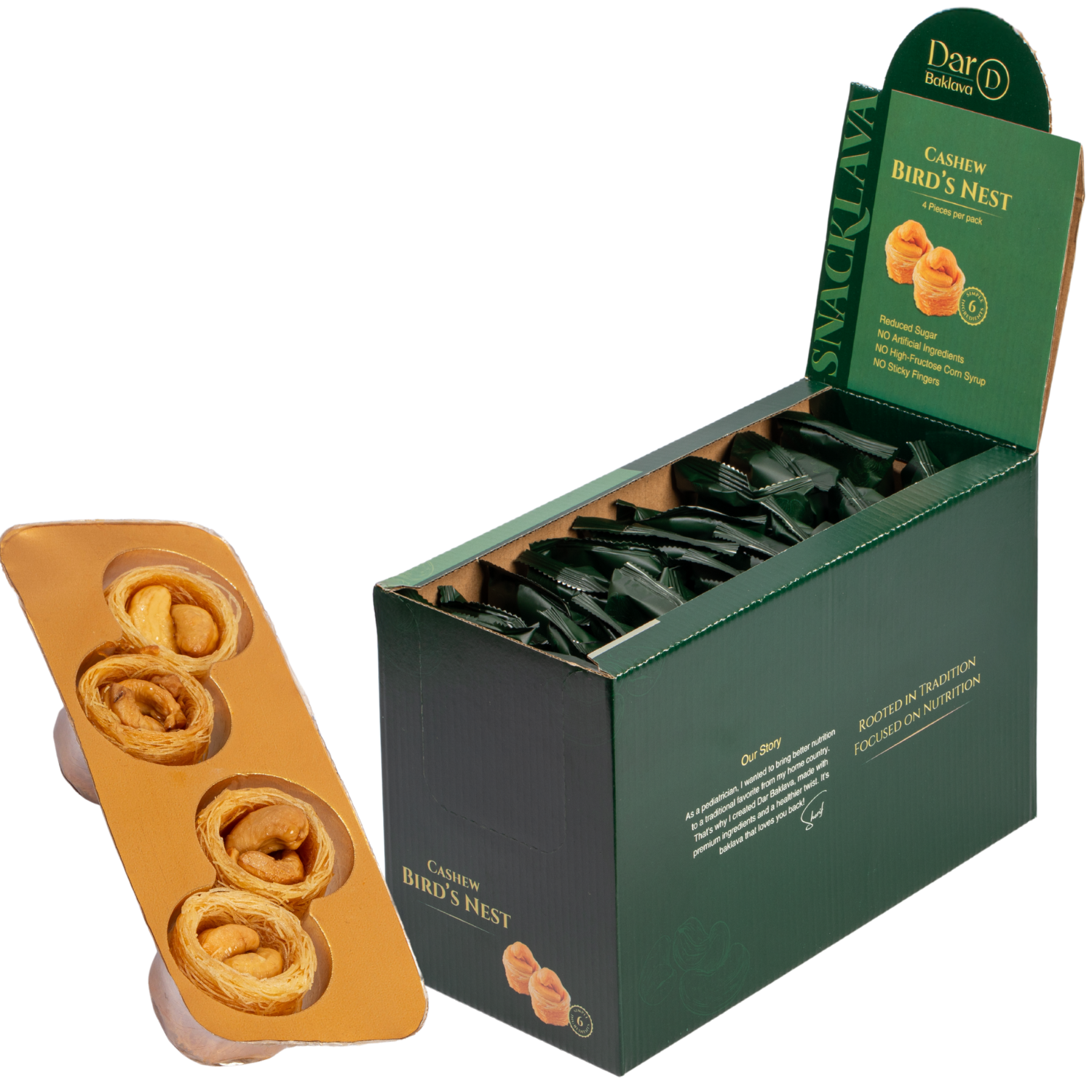 Bird's Nests Cashew Snacklava® Dar Baklava
