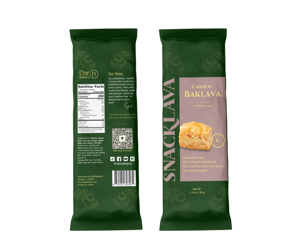 Cashew Quartet - Snacklava® | 6 Pack, 38 pieces