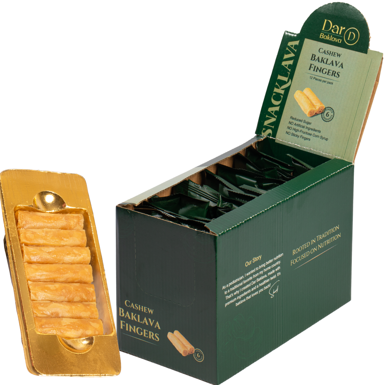Baklava Fingers Cashew - Snacklava® Dar Baklava
