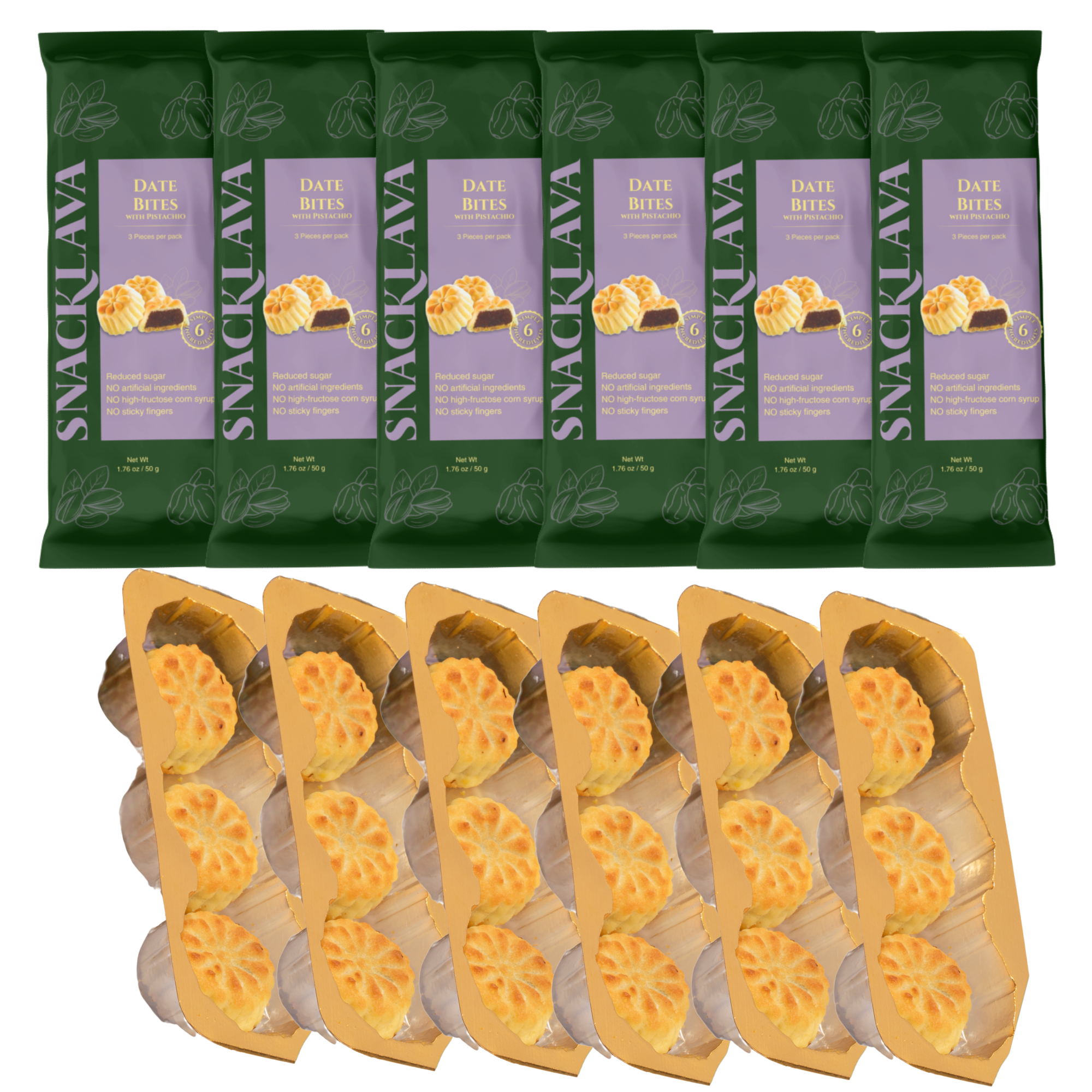 Dates Pistachio - Snacklava® Dar Baklava