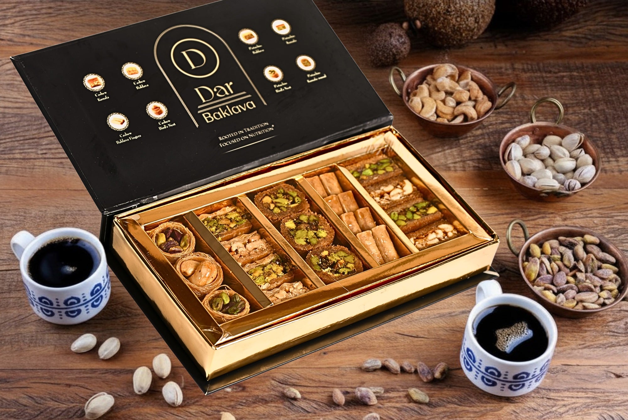 Nutlava® Mix Baklava Mini | 22 pieces Dar Baklava
