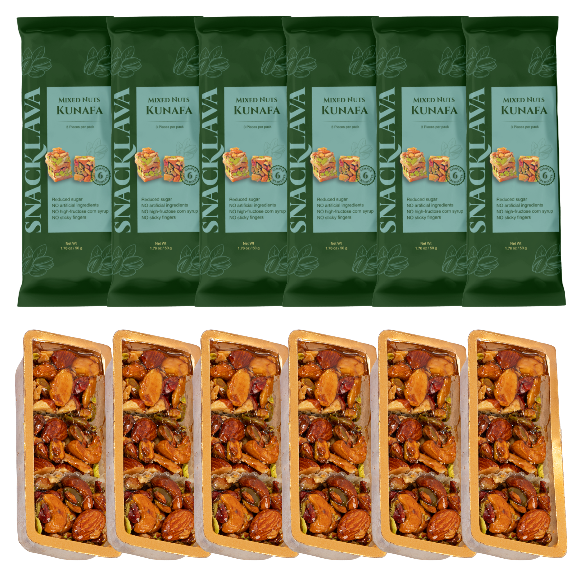 Kunafa Mixed Nuts - Snacklava® Dar Baklava