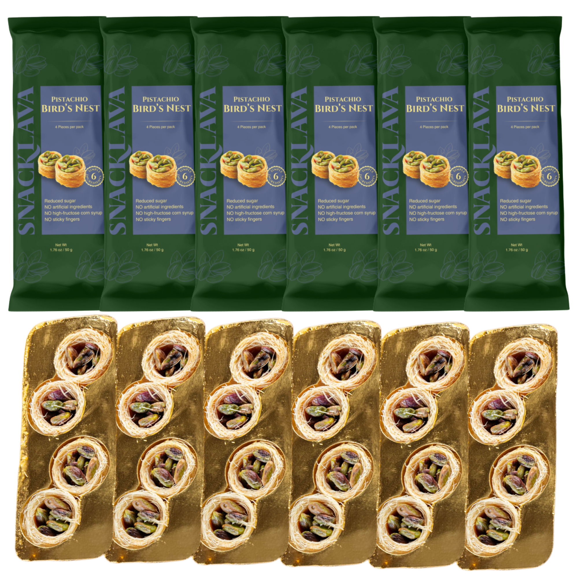 Bird's Nests Pistachio - Snacklava® Dar Baklava