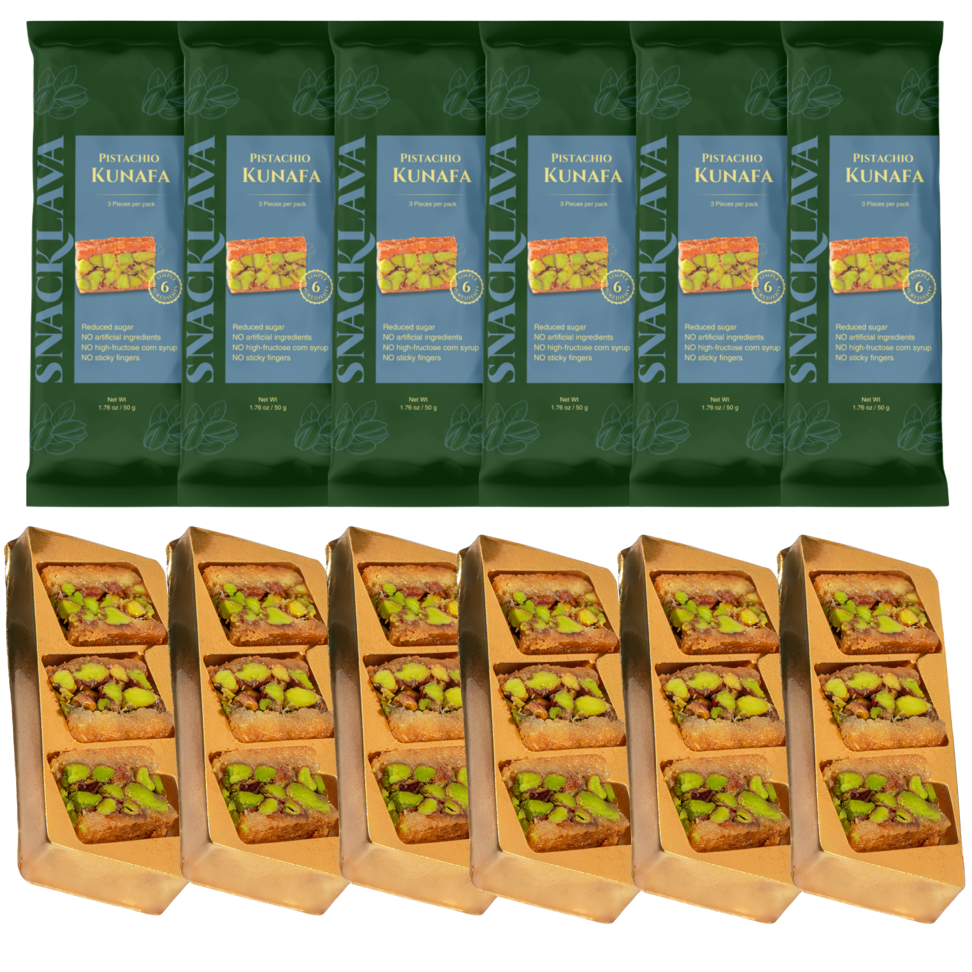 Kunafa Pistachio - Snacklava® Dar Baklava